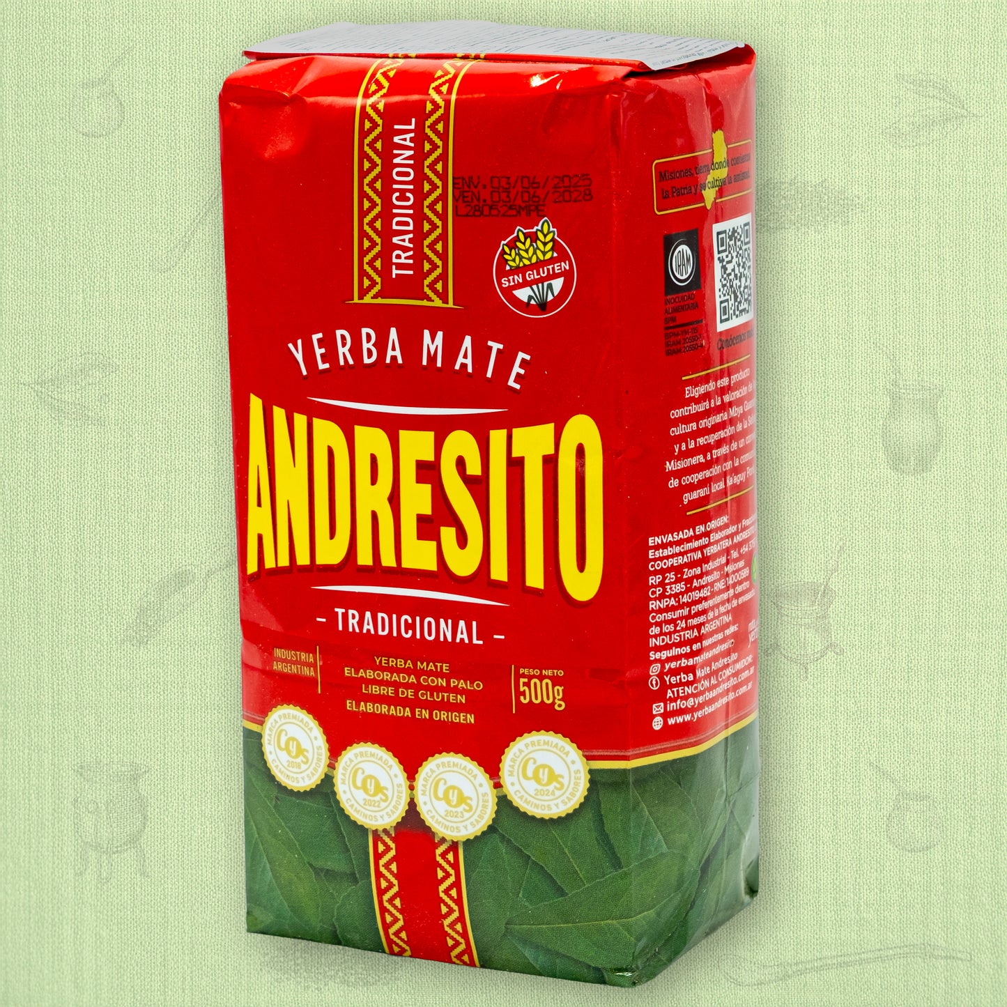 Yerba Mate Andresito Tradicional 500g