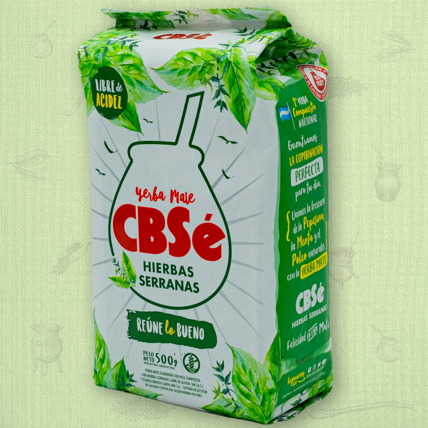 Yerba Mate CBSé Hierbas Serranas 500g