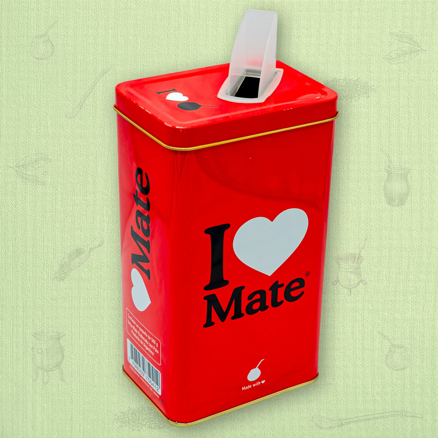 Yerba Mate tin can