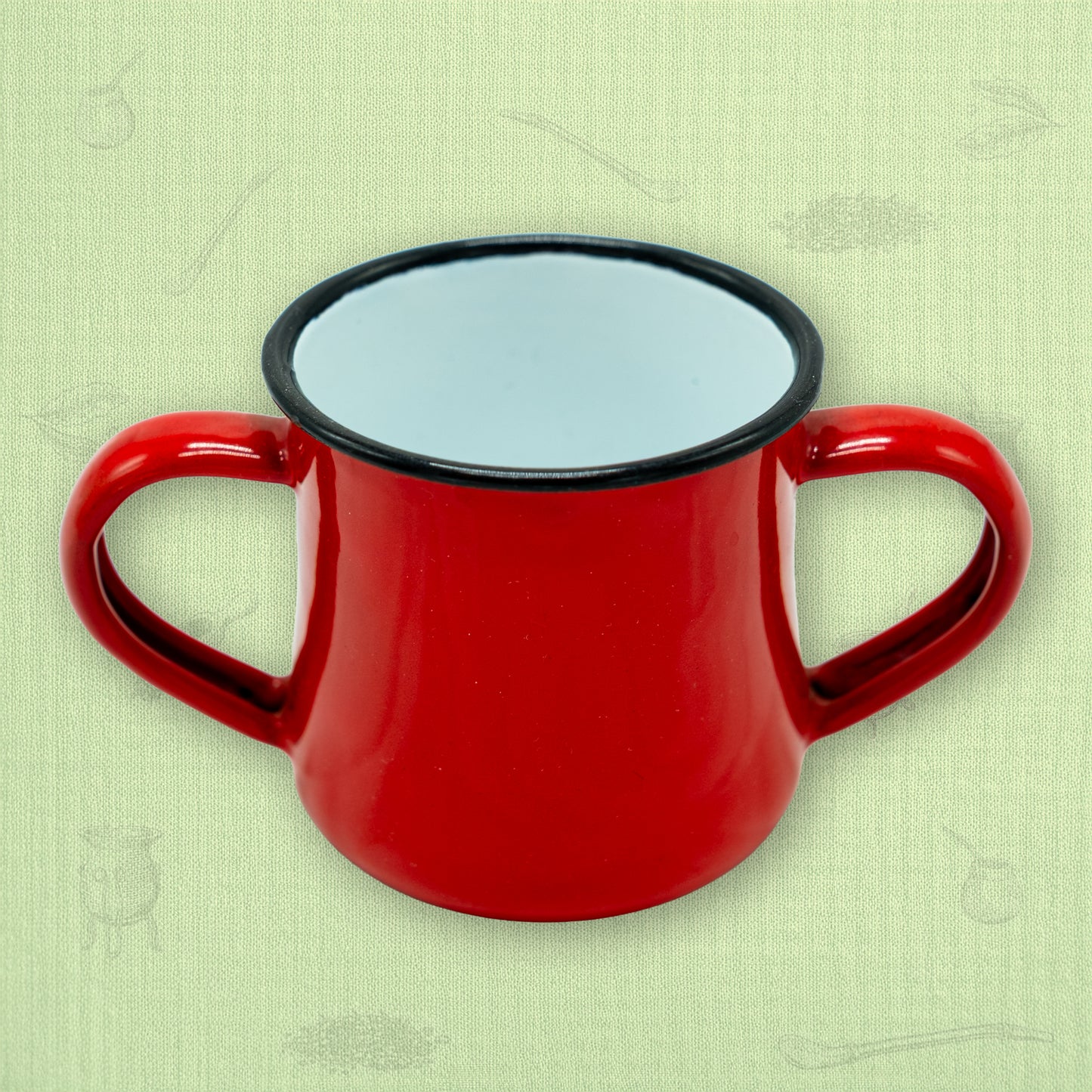 Mate Classic steel ears -red