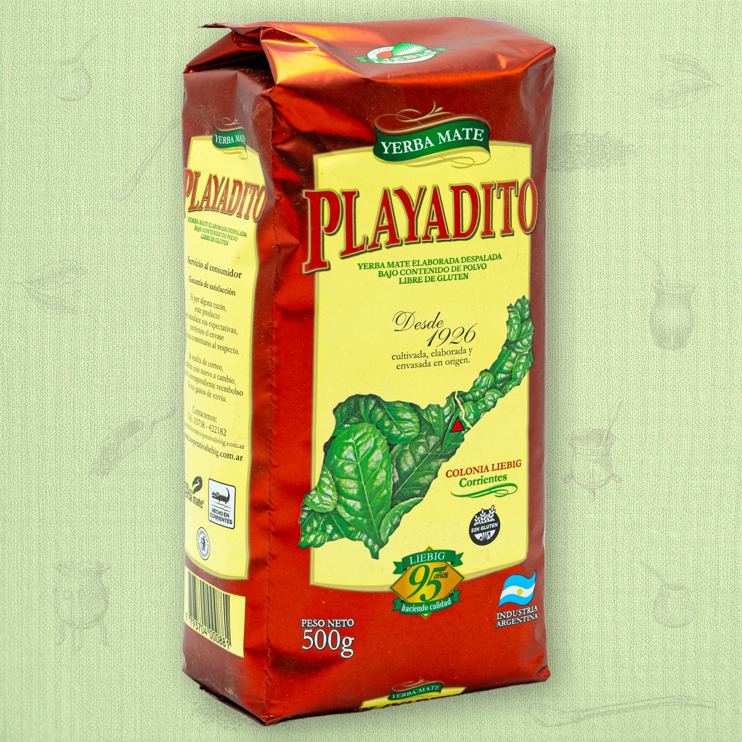 Yerba Mate Playadito Despalada 500g