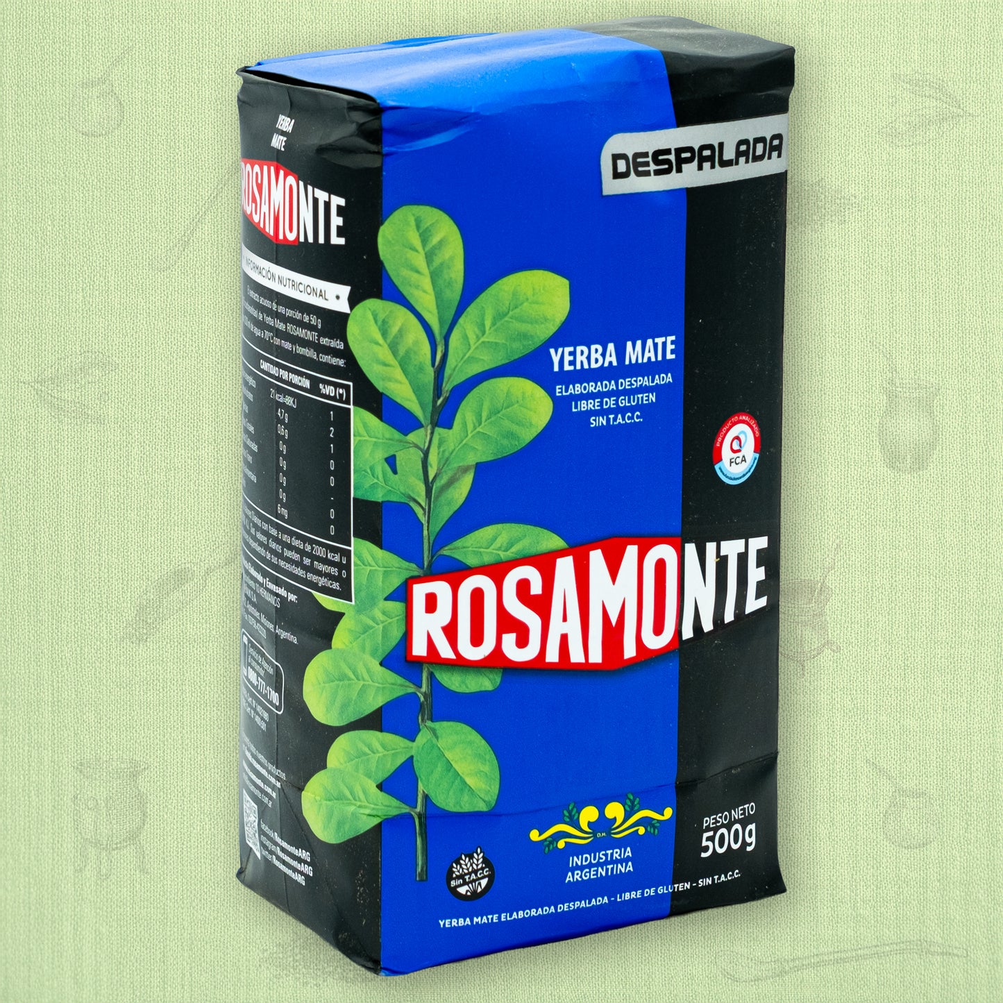 Yerba Mate Rosamonte Despalada 500g