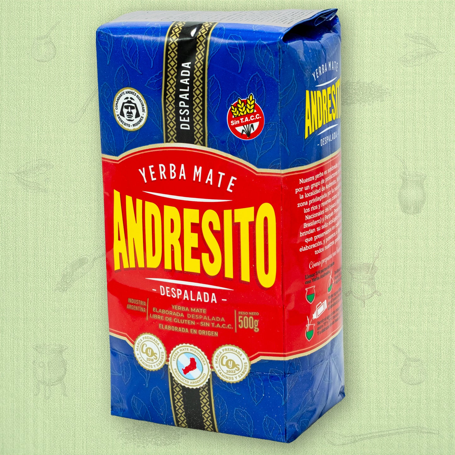 Yerba Mate Andresito Despalada 500g