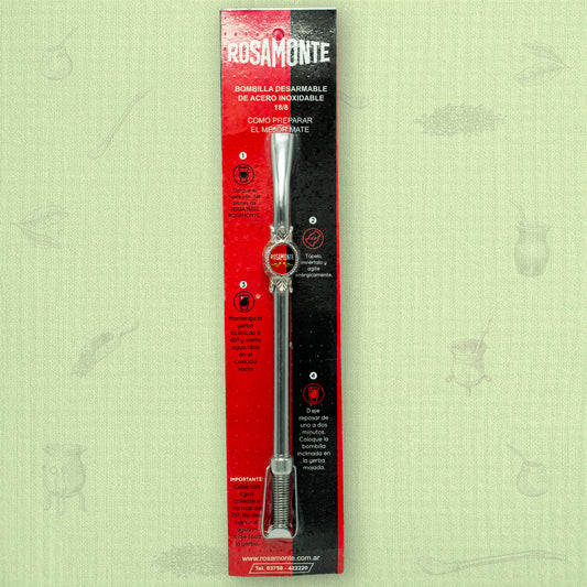 Bombilla Rosamonte 19,5 cm