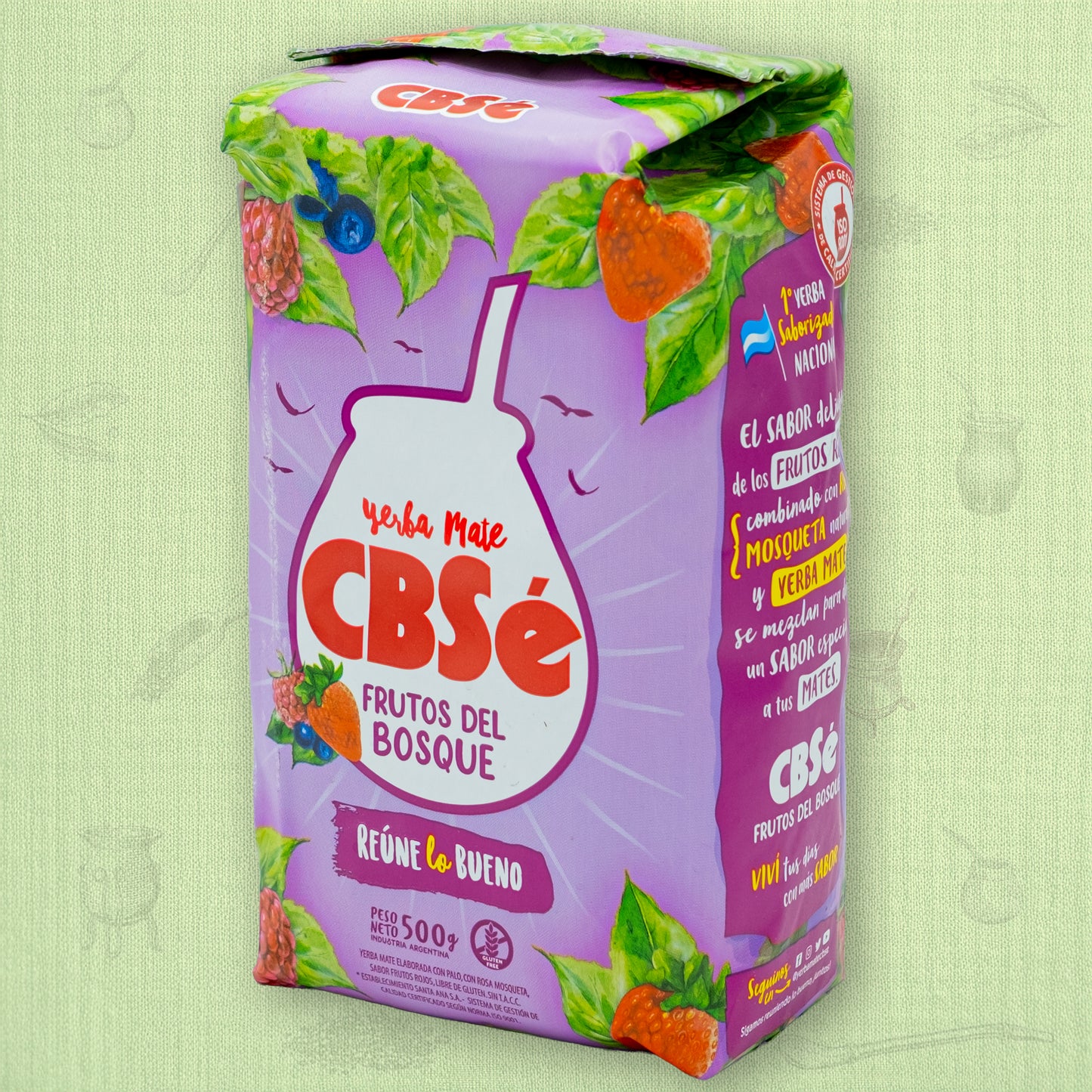 Yerba Mate CBSé Frutos del Bosque 500g