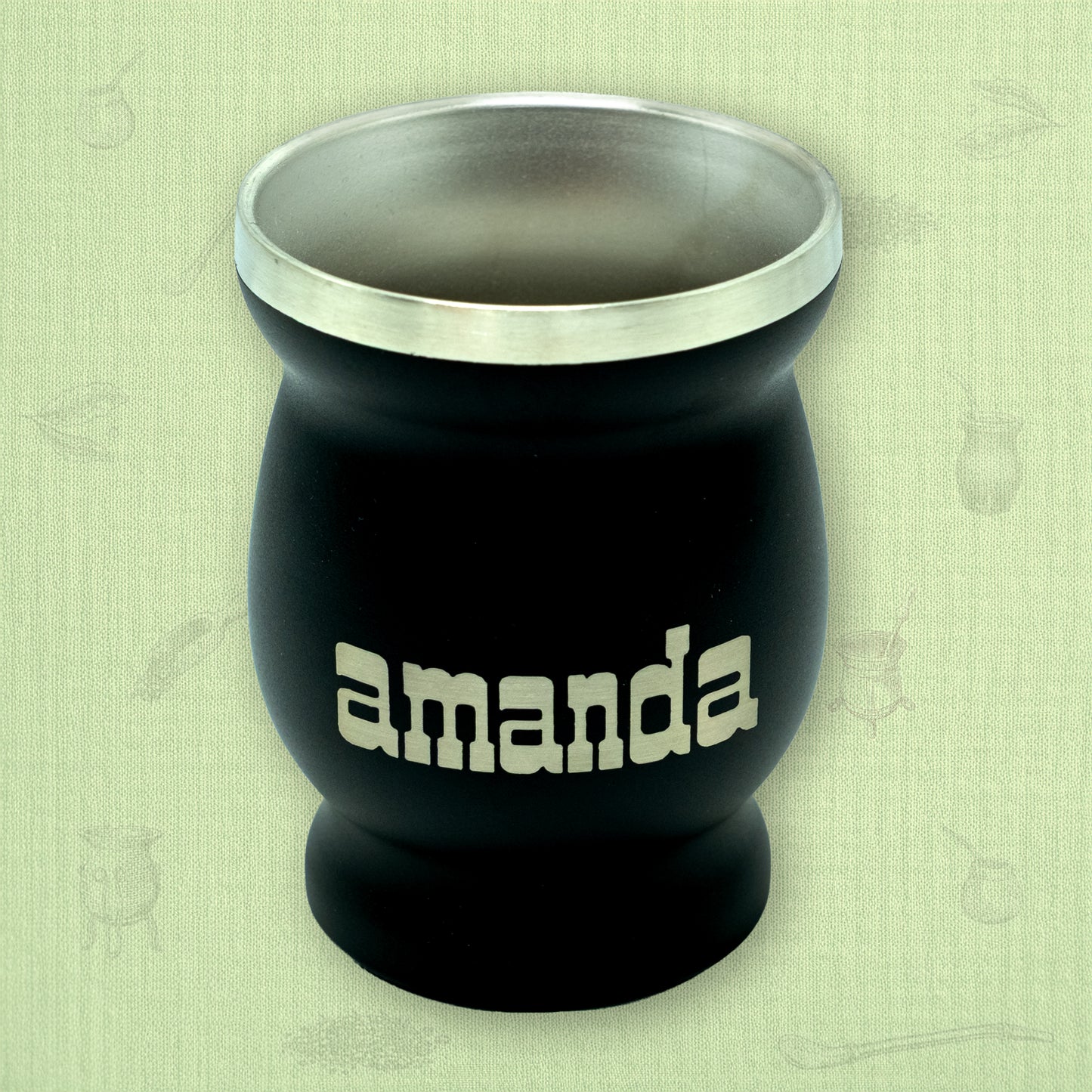 Mate Stainless Steel Amanda -black & gray-