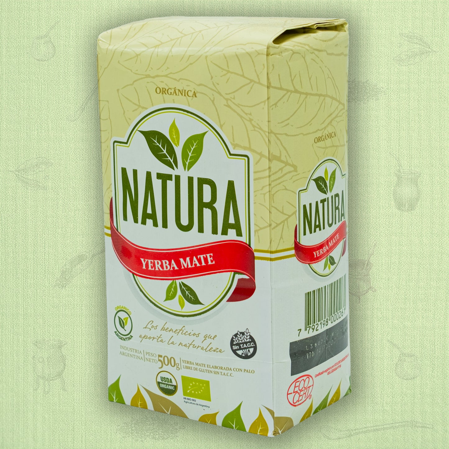 Yerba Mate Natura Orgánica 500g
