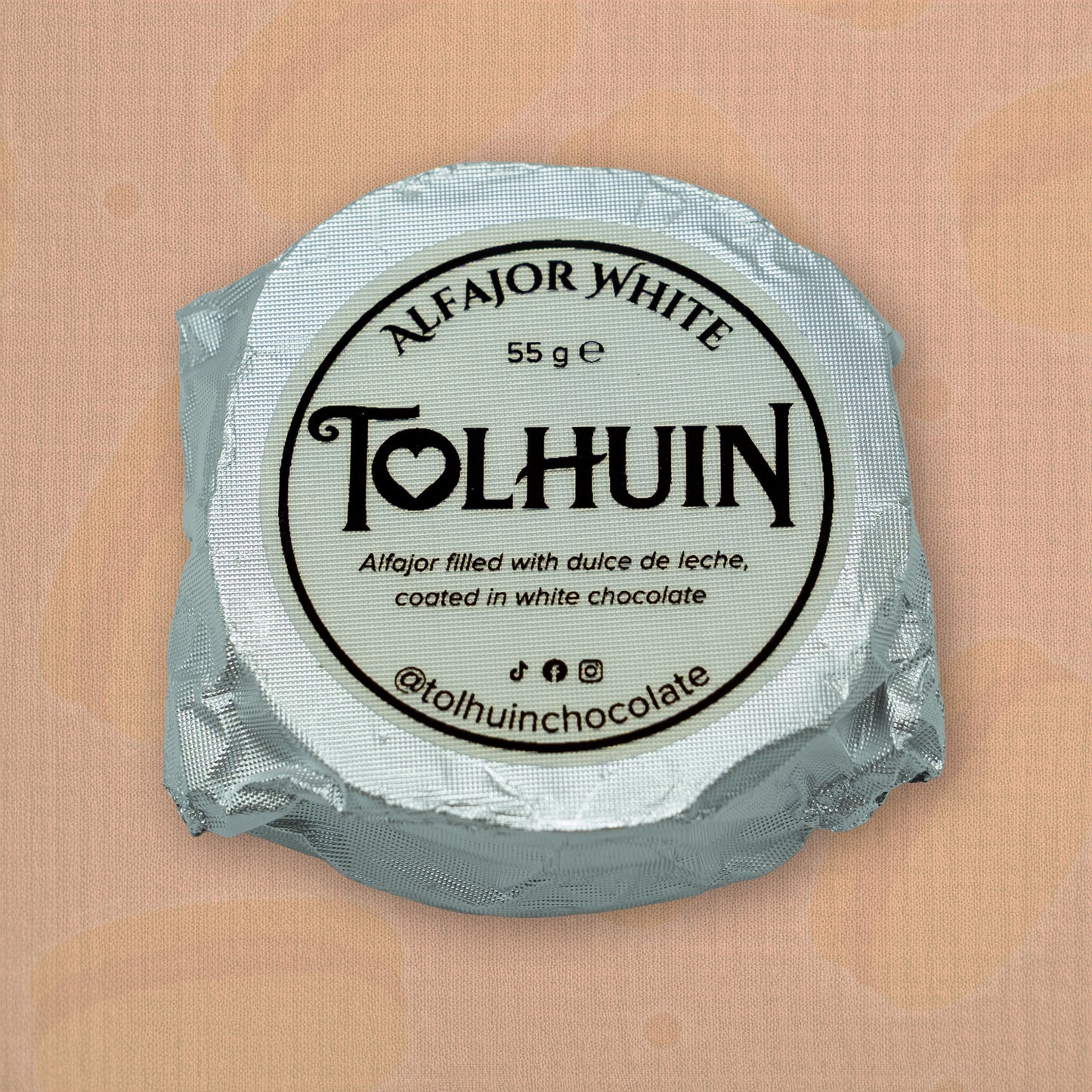 Alfajor Tolhuin - White Chocolate & Dulce de Leche