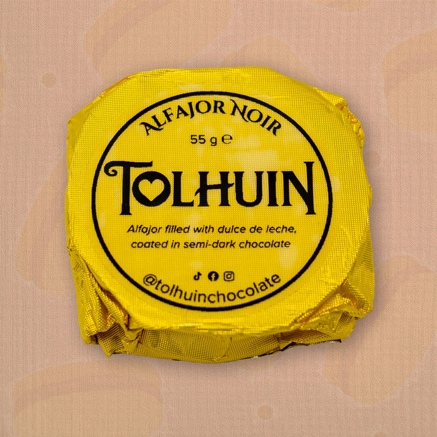 Alfajor Tolhuin - Dark Chocolate & Dulce de Leche